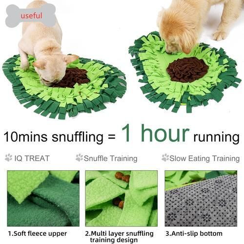 Pet Dog Snuffle Mat Dogs Leak Food Anti Choking Pad Cat Dog Training Blanket Nose Work Toy Pet Slowing Feeding Intelligence Mat