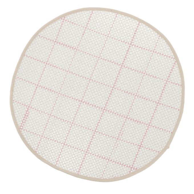 2x Round Latch Hook Rug Canvas Rug Hooking Mesh Canvas Carpet Craft