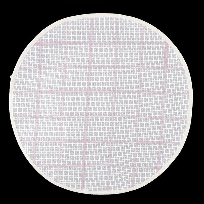 2x Round Latch Hook Rug Canvas Rug Hooking Mesh Canvas Carpet Craft
