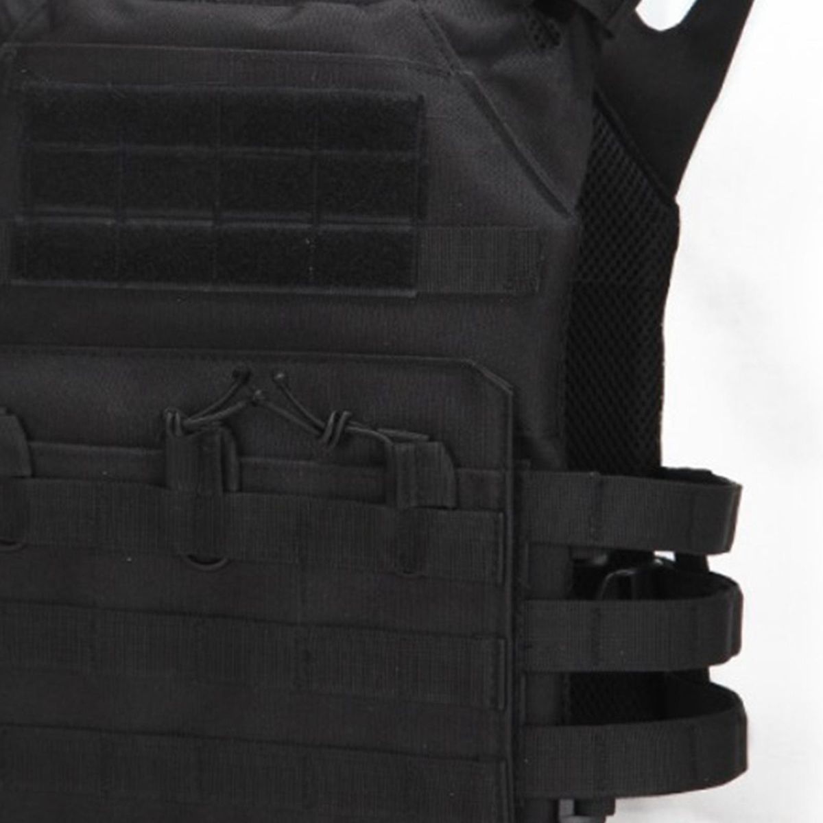 Mens Gaming Vest  Vest Multiple Pouches  Training Black