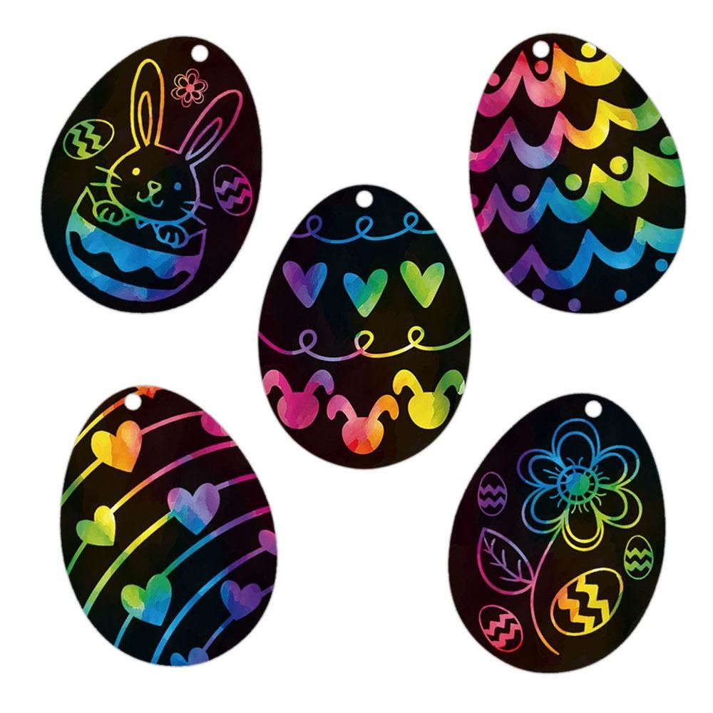 Children's Color Egg Scraping Set Color Egg Scraping