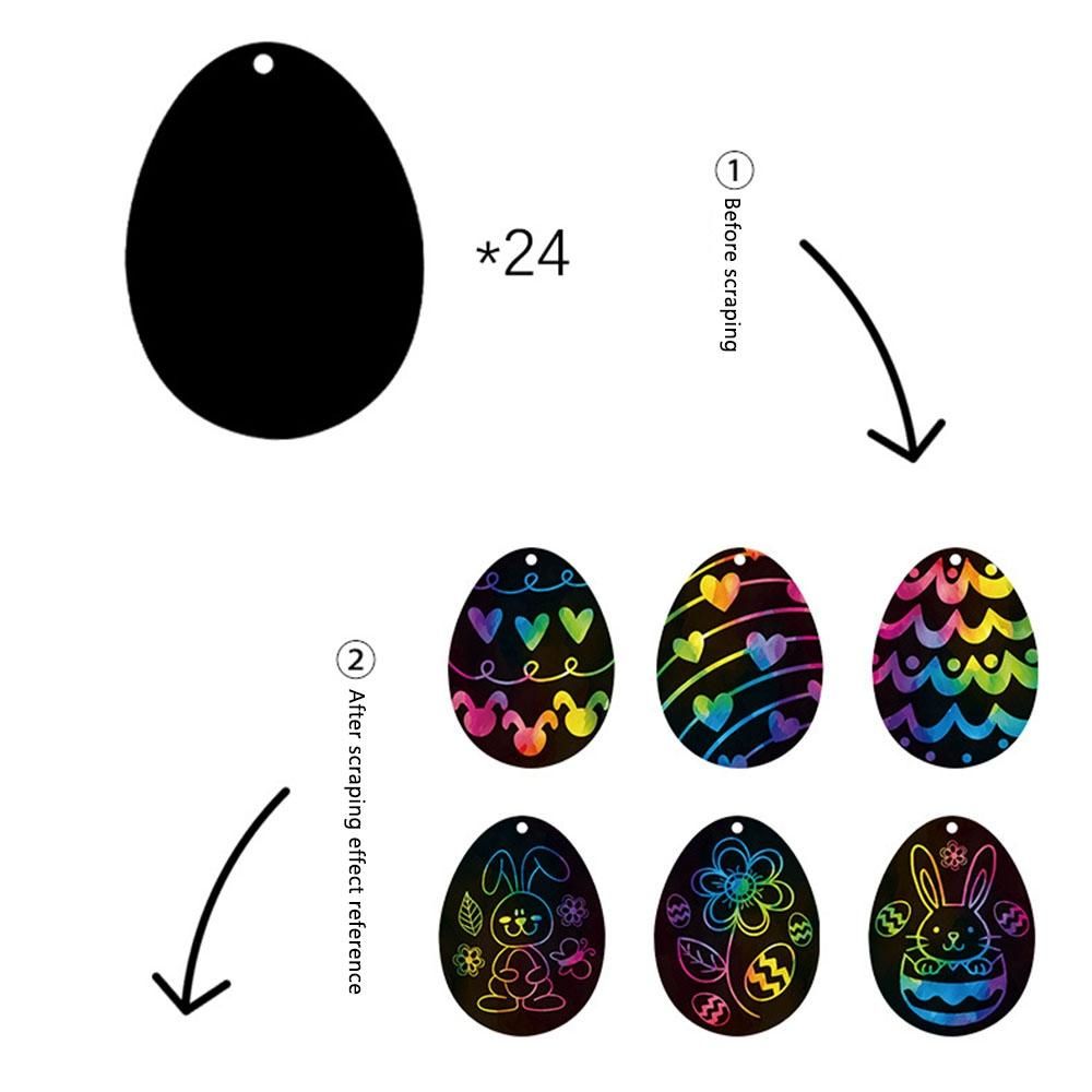 Children's Color Egg Scraping Set Color Egg Scraping