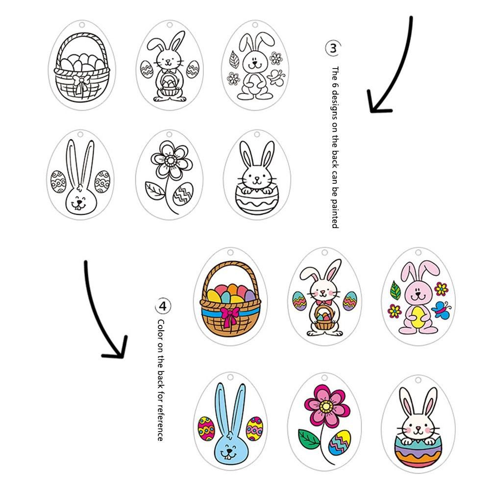 Children's Color Egg Scraping Set Color Egg Scraping