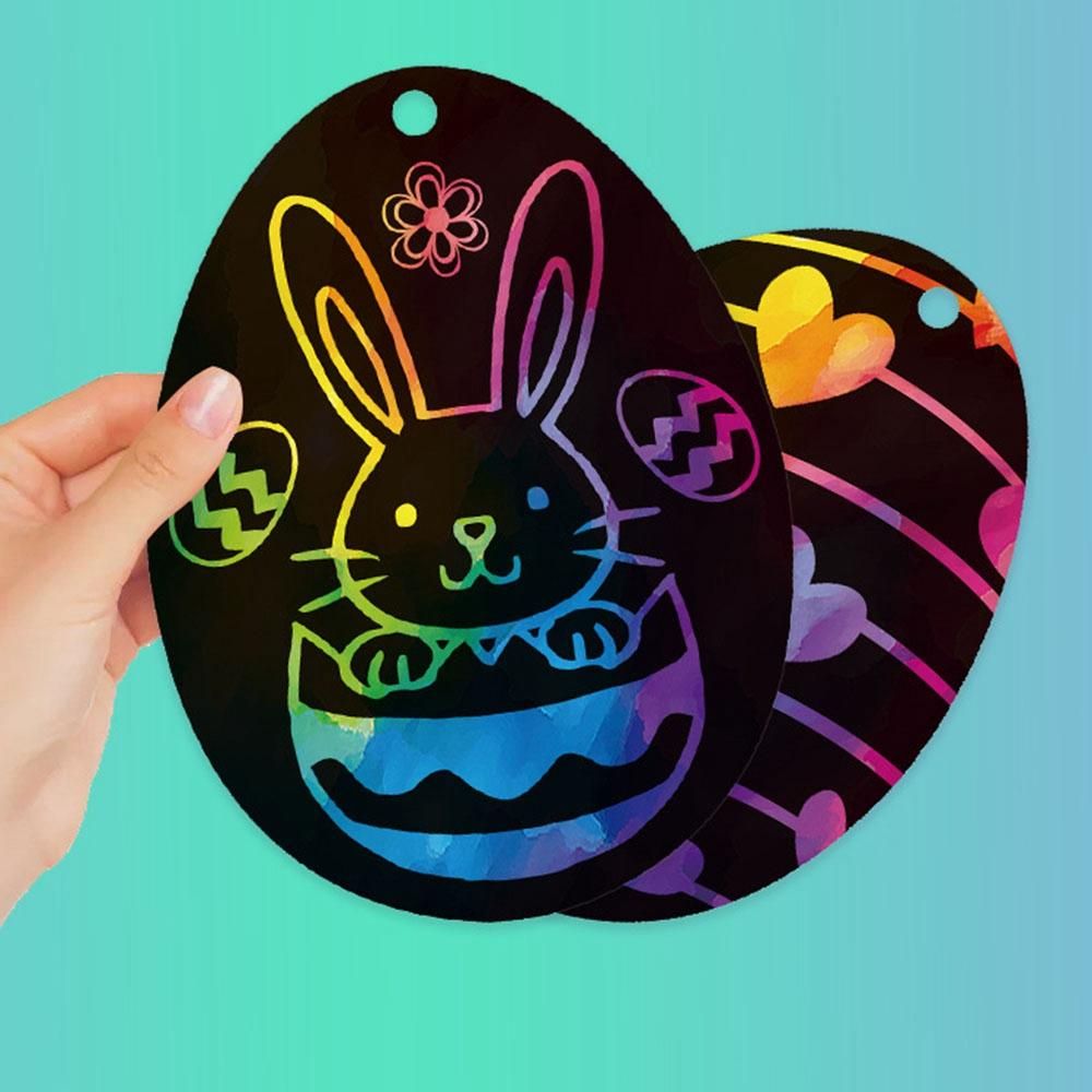 Children's Color Egg Scraping Set Color Egg Scraping