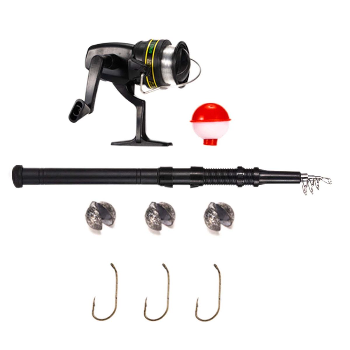 Telescopic Reel And Fishing Rod Combo And Line Sea For
