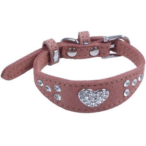 Pet Collar With Rhinestones For Small Or Medium Dogs Cats