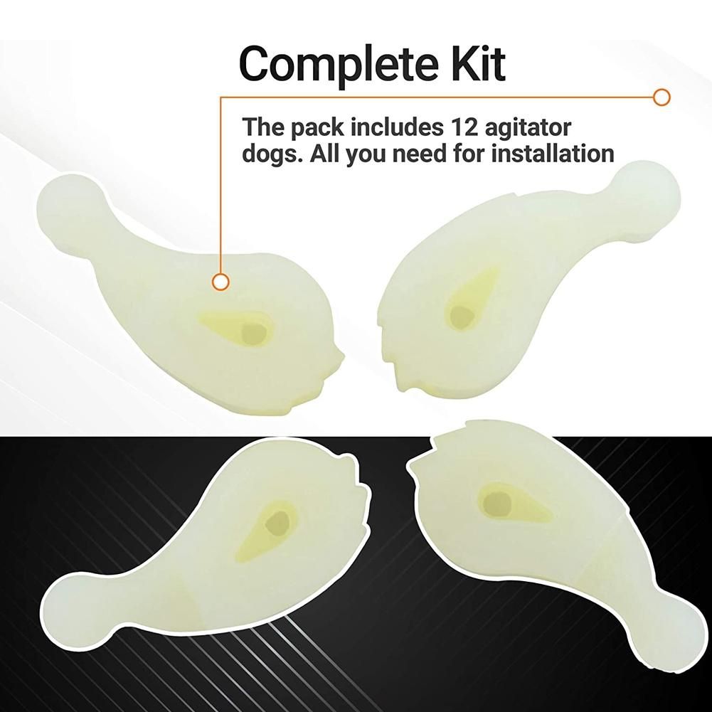 12 Pack 80040 Washer Agitator Dogs Replacement Kit Exact