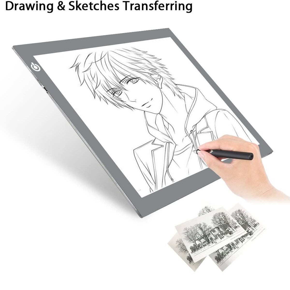 A4 LED Art Copy Tracing Artist Tattoo Box Design Stencil Board Drawing Table Pad