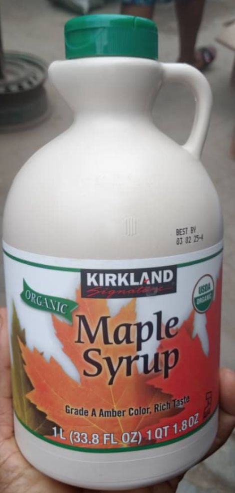 Kirkland  Organic Maple Syrup,1L(33.8 FL Oz)
