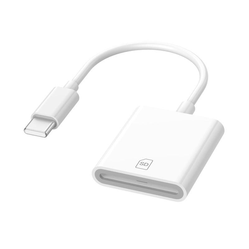 Cross-border mobile phone card reader iphone14 is suitable for Apple 13/12 to read SD machine memory card OTG adapter Pingguo to SD single card reader