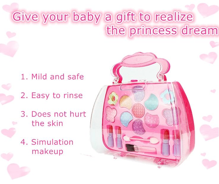 Portable Children Makeup Cosmetics Set Toy