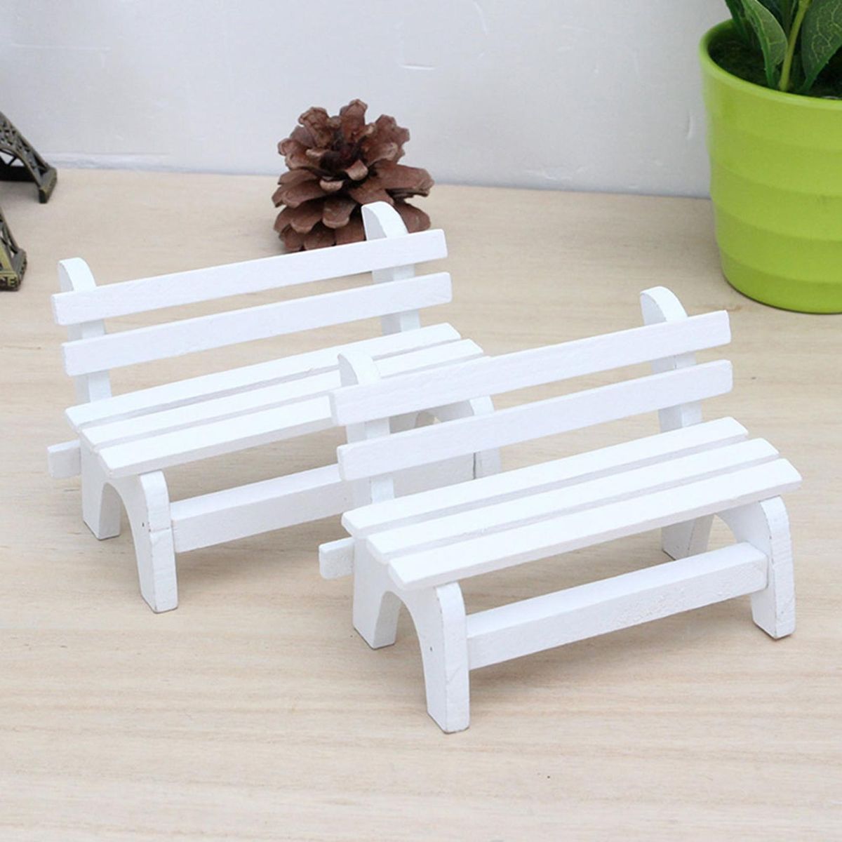 Chair Mould Wooden Mini White Chair White