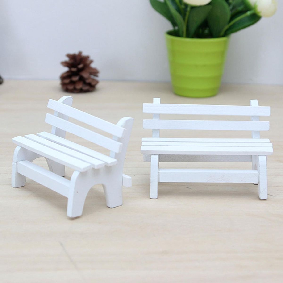 Chair Mould Wooden Mini White Chair White