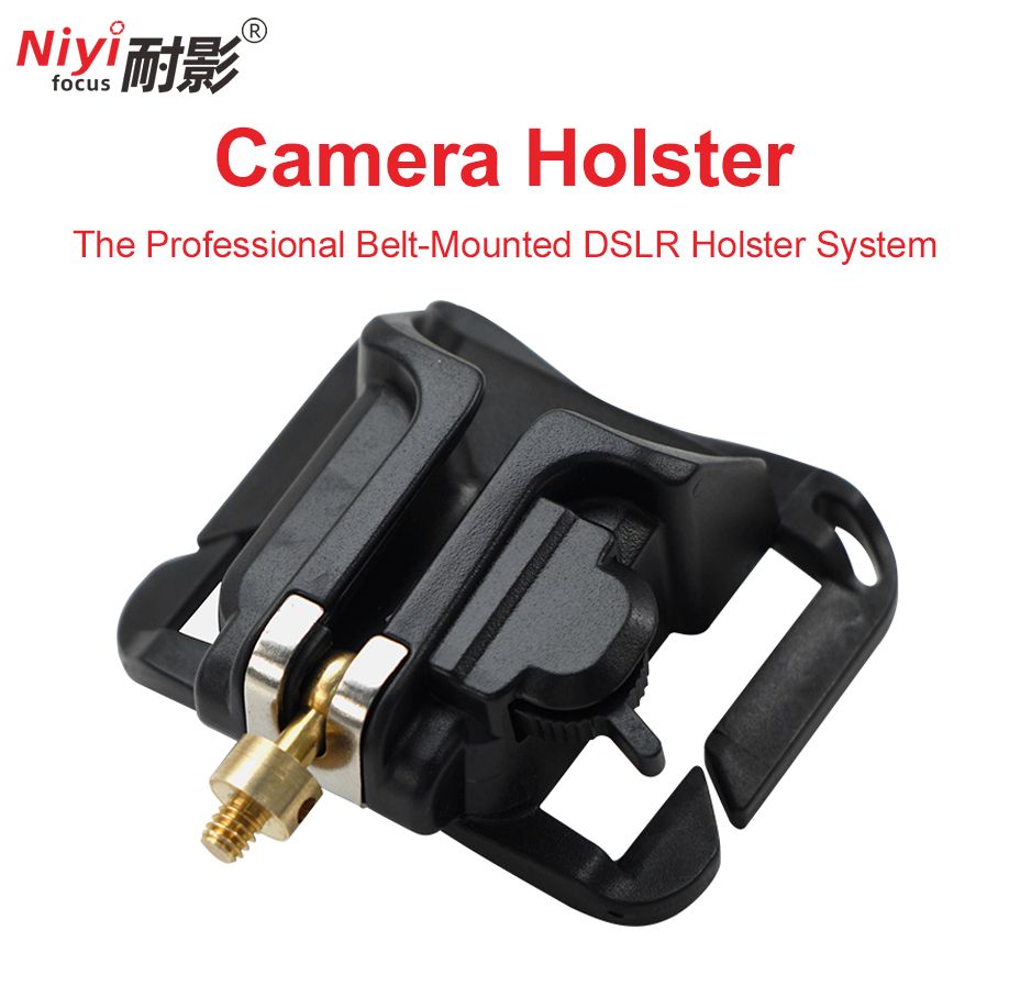 For DSLR Camera Belt On Lock Fast Loading Holster Belt Waist Hanger Buckle Mount On Clip Camera Accessories