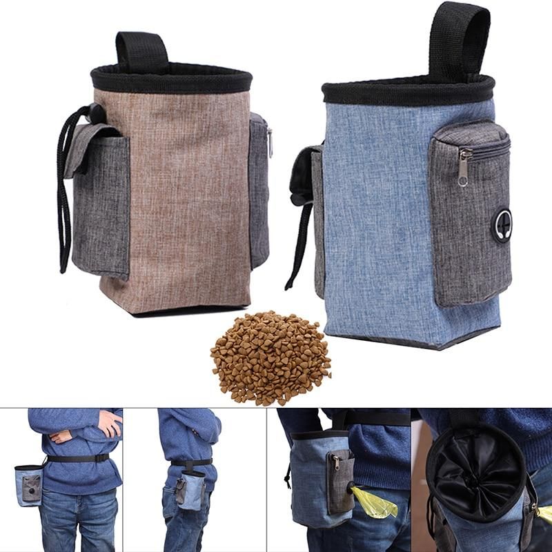 Pet Dog Training Bag Portable Treat Snack Bait Obedience Agility Outdoor Feed Storage Pouch Reward Waist Bags
