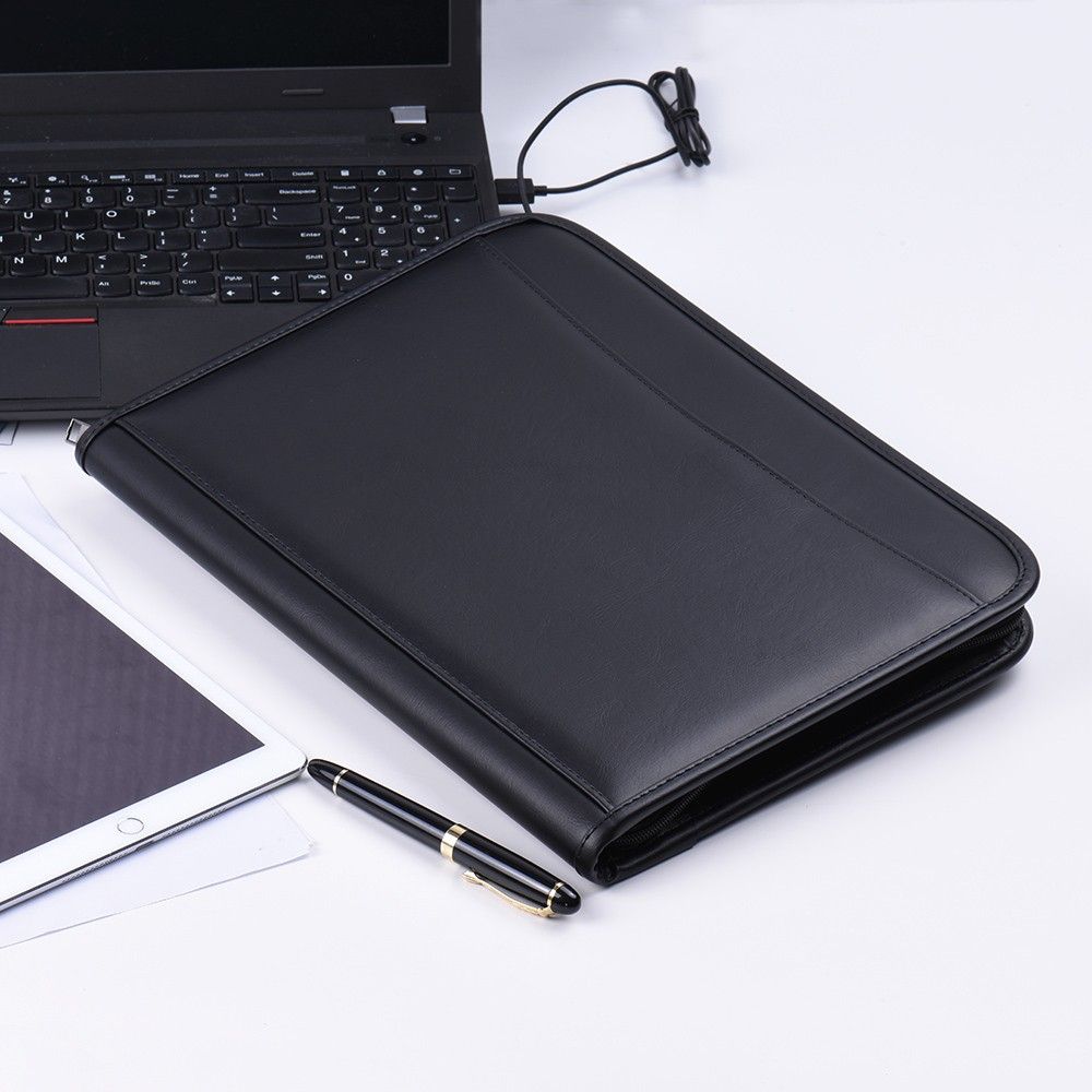 Multifunctional Professional Business Zippered Portfolio