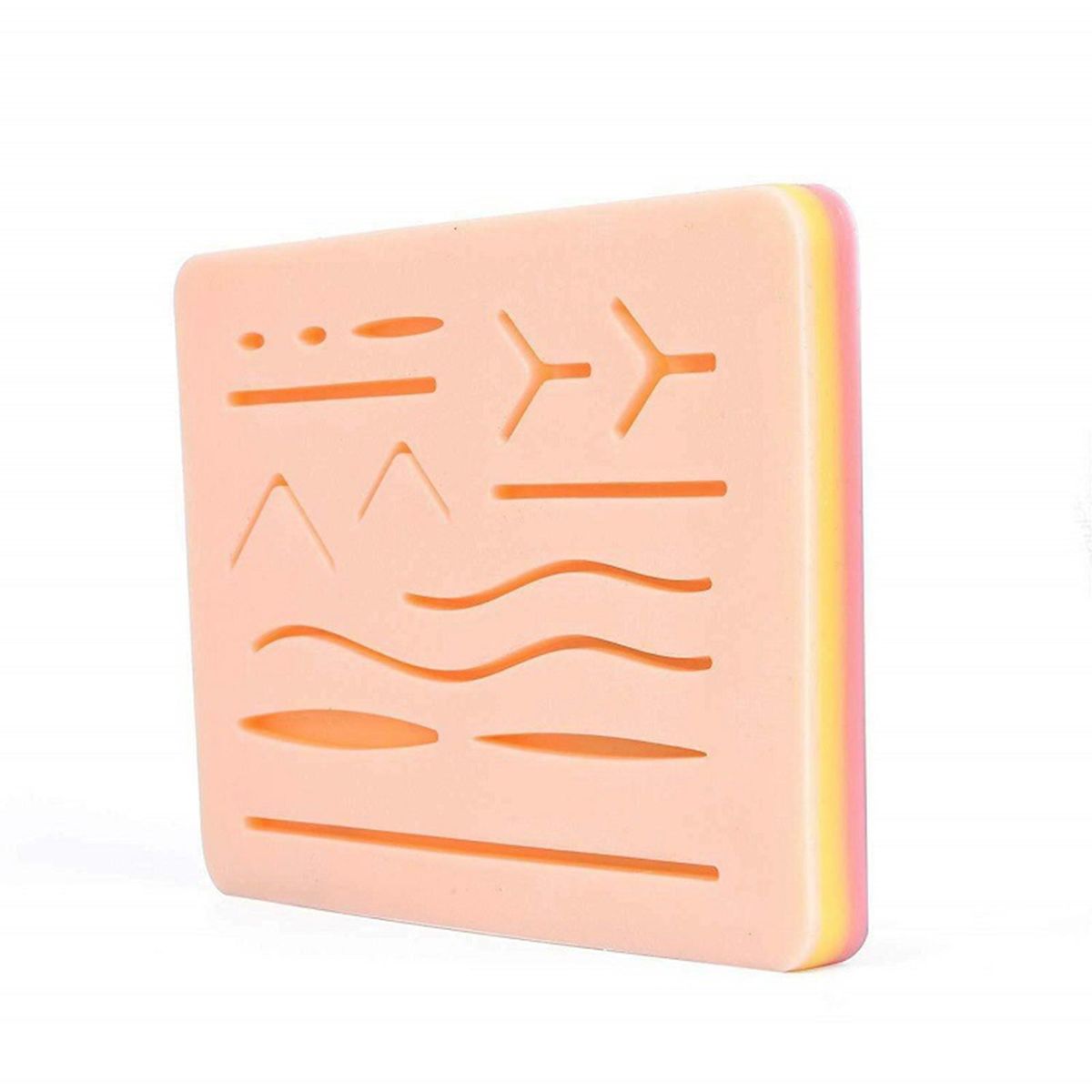 Wound Suture Practice Pad Debridement Training Suture Pad Skin Color