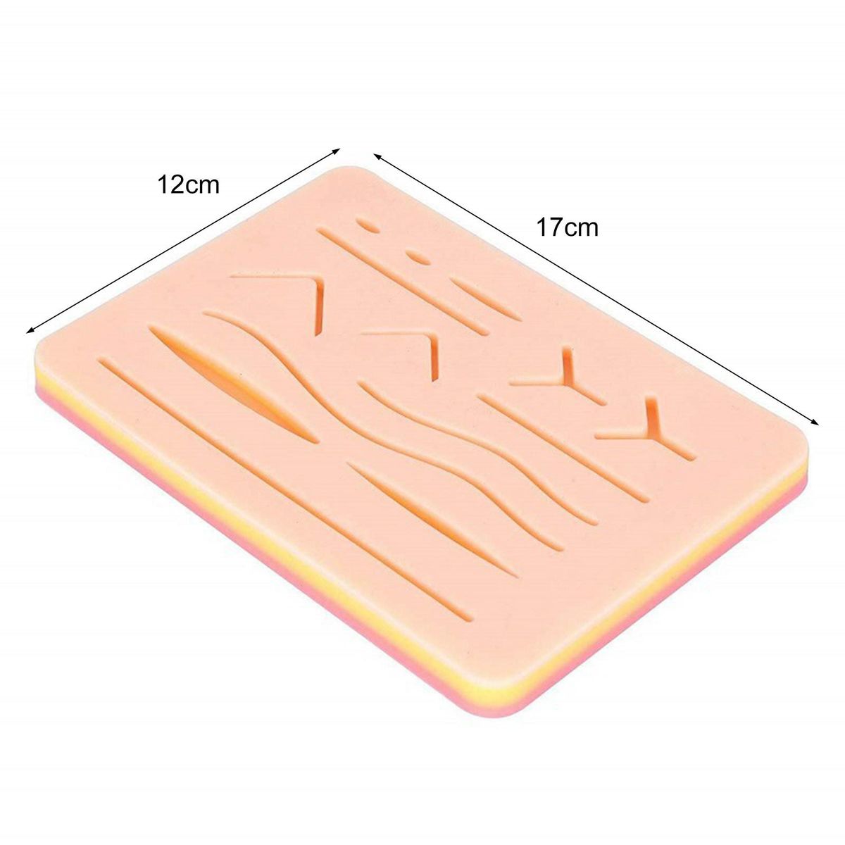 Wound Suture Practice Pad Debridement Training Suture Pad Skin Color
