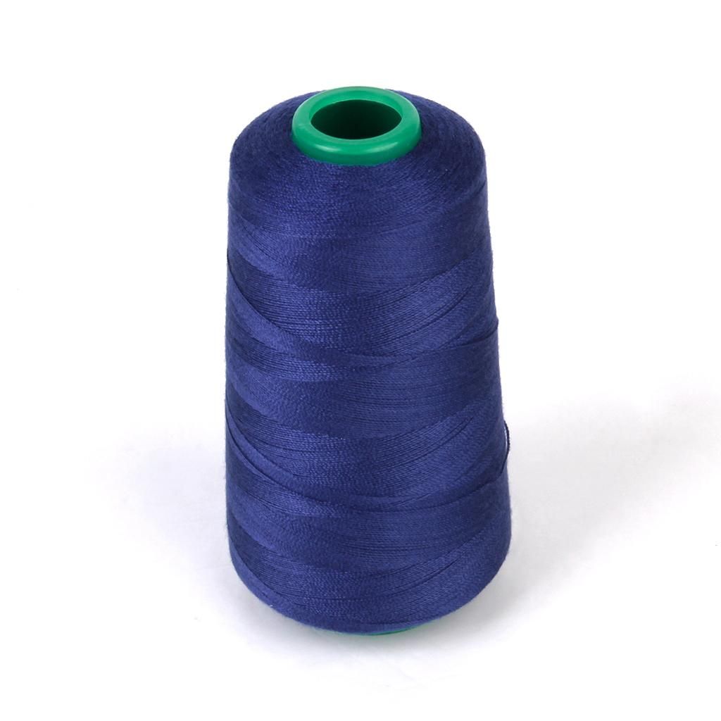 Heavy Duty Polyester Bonded Threads For Upholstery, Leather Mavy Blue