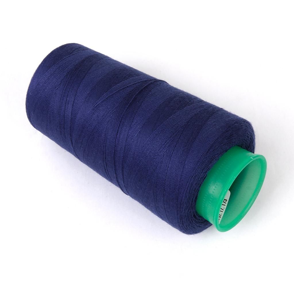 Heavy Duty Polyester Bonded Threads For Upholstery, Leather Mavy Blue