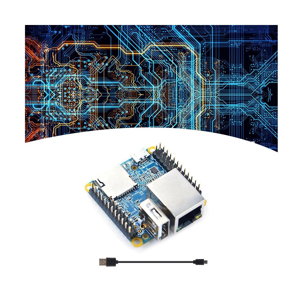 For NanoPi NEO V1.4 256MB RAM Allwinger Development Board wi