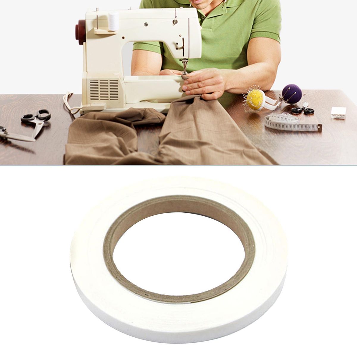 Double Sided Fabric Tape Sewing Fastener Sticky Tape For