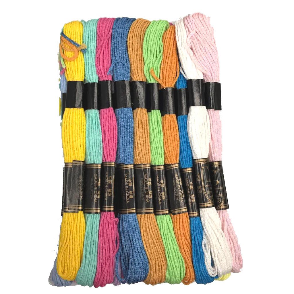Cross Stitch Cotton Sewing Skeins Embroidery Thread Floss  Color