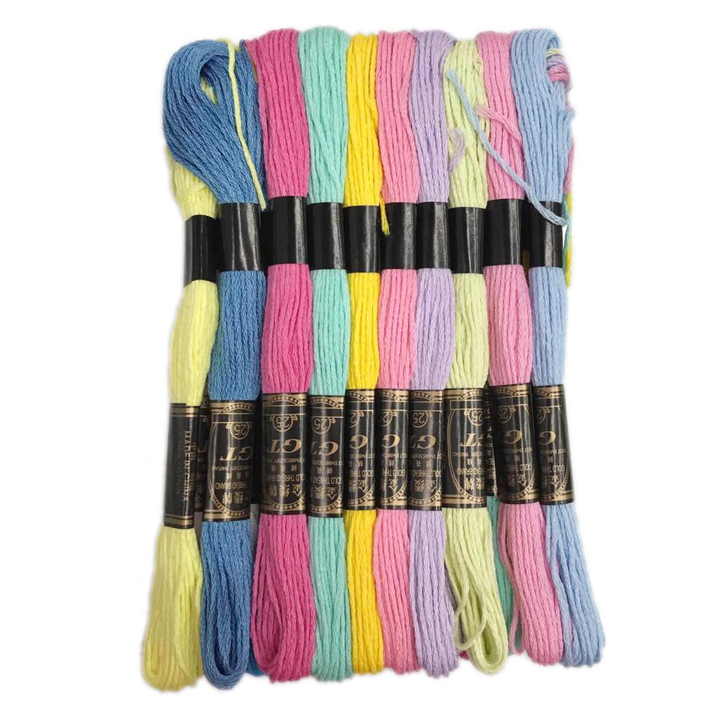 Cross Stitch Cotton Sewing Skeins Embroidery Thread Floss  Color