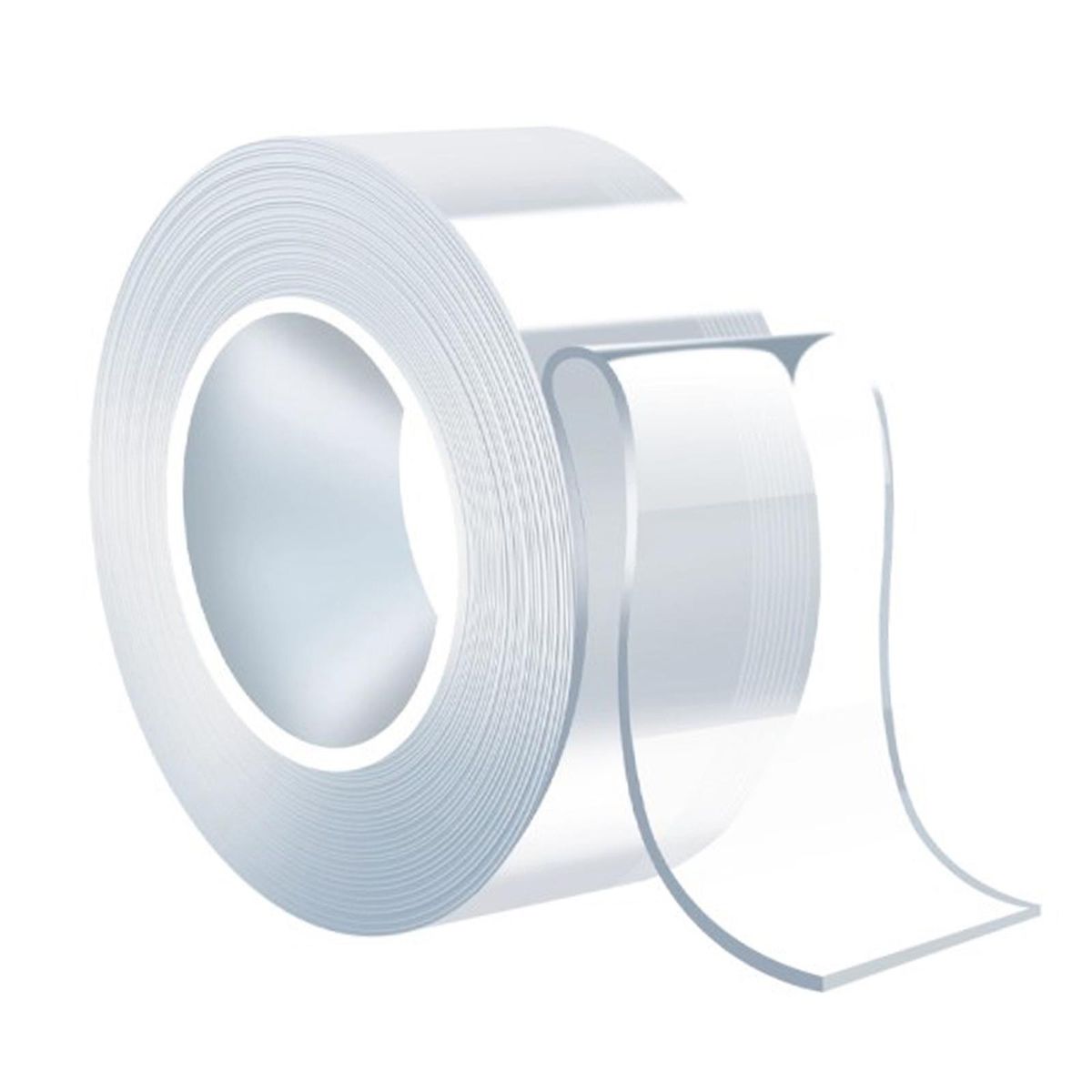 Acrylic Bubble Blowing Double Sided Tape Transparent Color Interesting