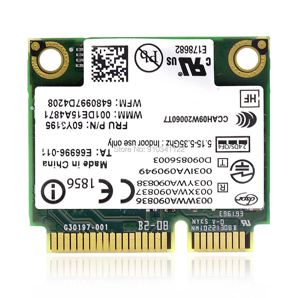 WiFi Card 300M 802.11a B G N Mini PCI-E For Intel 6250