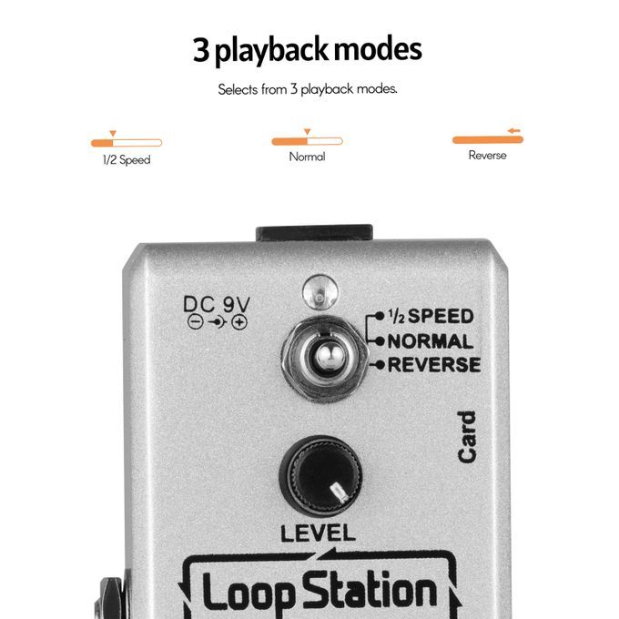 Loop Station Mini Guitar Looper Effect Pedal 10 Minutes