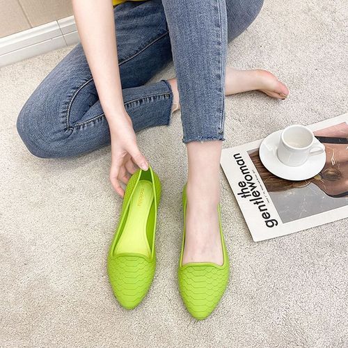 Low-top Rain Boots Women's Non-slip Rubber Shoes Shallow Mouth Head Sandals