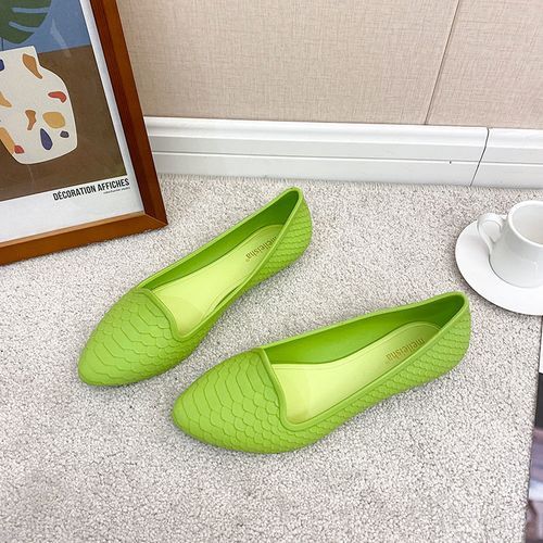Low-top Rain Boots Women's Non-slip Rubber Shoes Shallow Mouth Head Sandals
