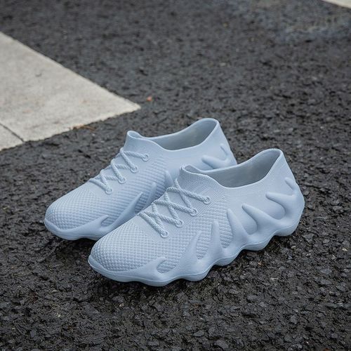 Rain Shoes Rain Footwear Women's Short Rubber Wear Non-slip Waterproof Blue