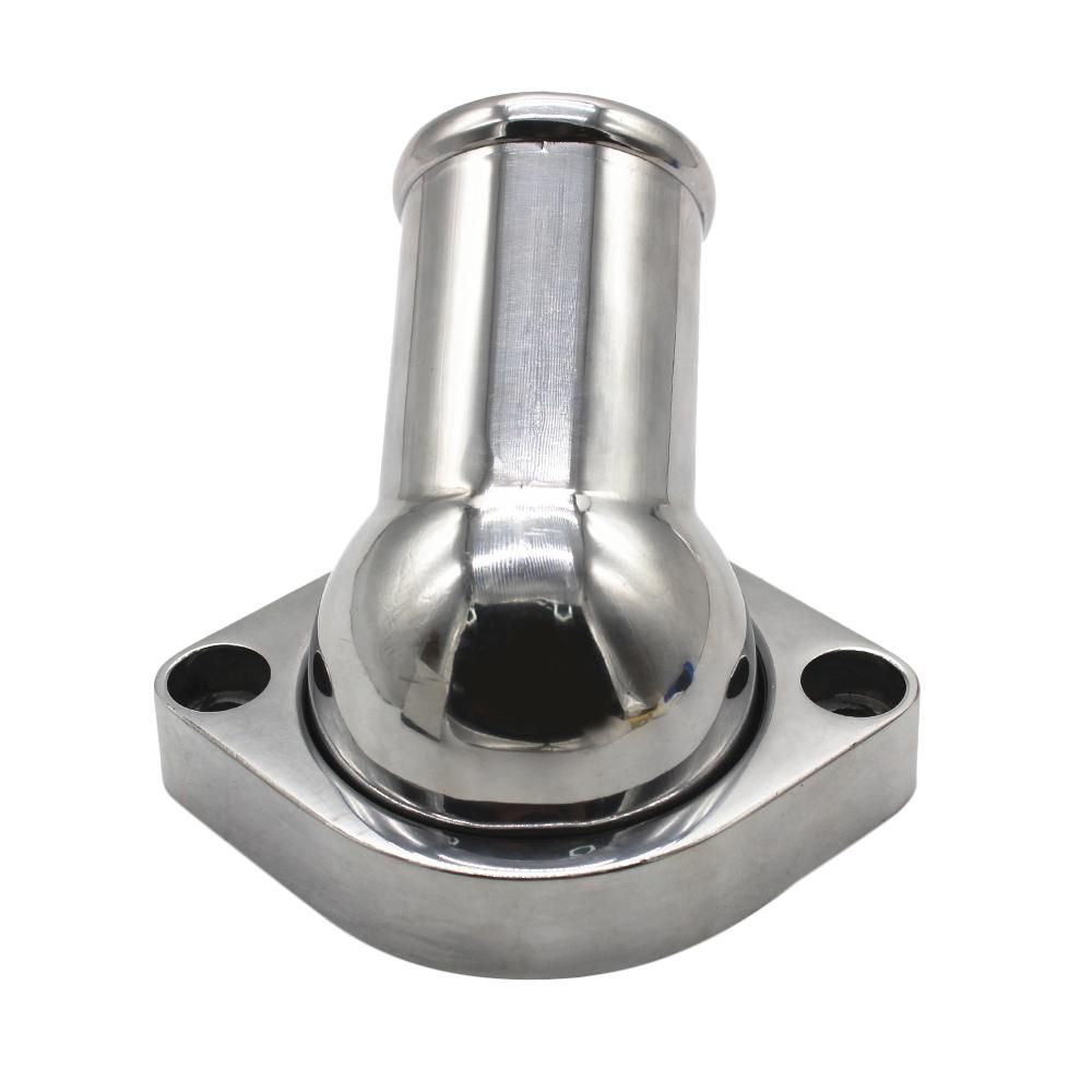 LS1 LS2 LS7 Polished Aluminum 45° Water Neck Swivel Snokle Thermostat Housing Replacement for Chevy