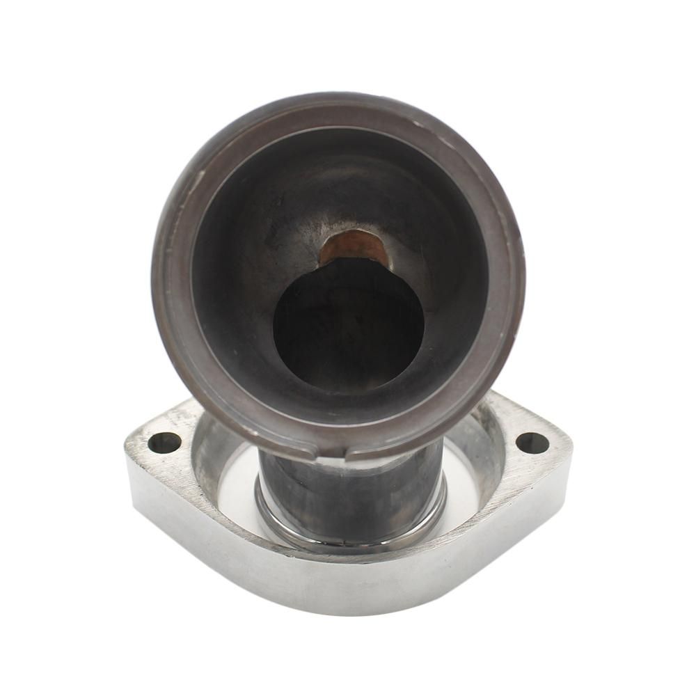 LS1 LS2 LS7 Polished Aluminum 45° Water Neck Swivel Snokle Thermostat Housing Replacement for Chevy