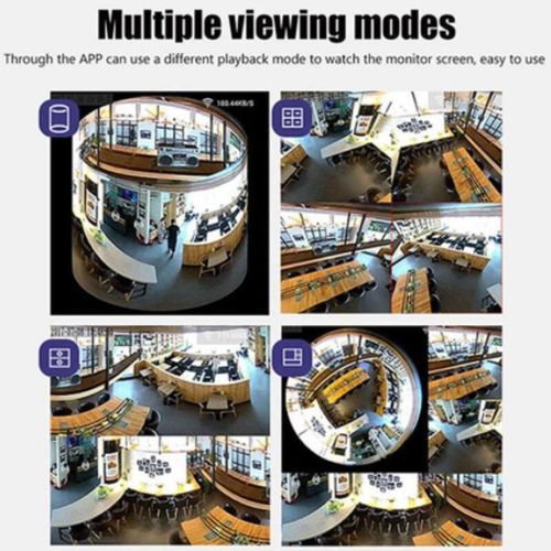 Bulb IP Camera 360 Degree Wifi 1080p Home Security Surveillance CCTV