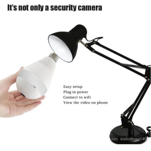 Bulb IP Camera 360 Degree Wifi 1080p Home Security Surveillance CCTV
