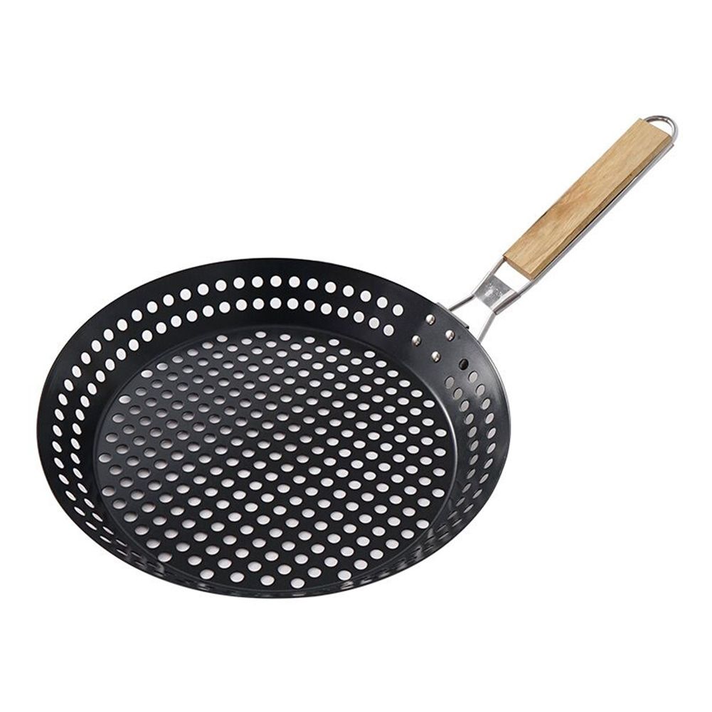 Outdoor Folding Round Barbecue Tray Ovenware Picnic BBQ