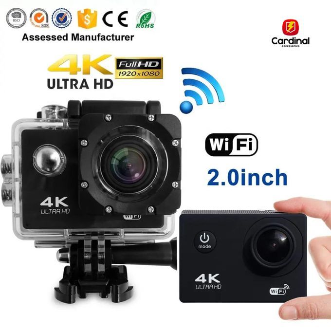 4K Ultra HD 12MP Wi-Fi Waterproof Action Camera 2