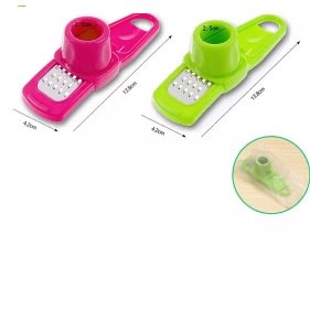2 Pieces Ginger And Garlic Grater- Green/pink