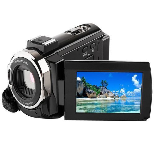 4K 1080P 48MP WiFi Digital Video Camera Camcorder Recorder With External Microphone Novatek