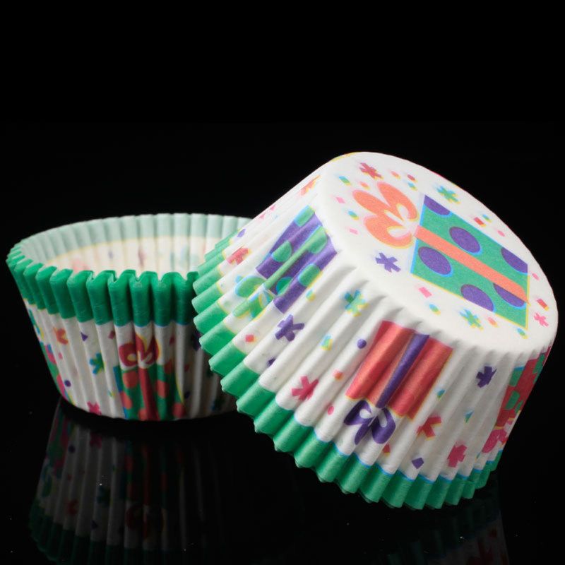 100Pcs Lovely Cupcake Cake Paper Cup Baking Chocolate-6#