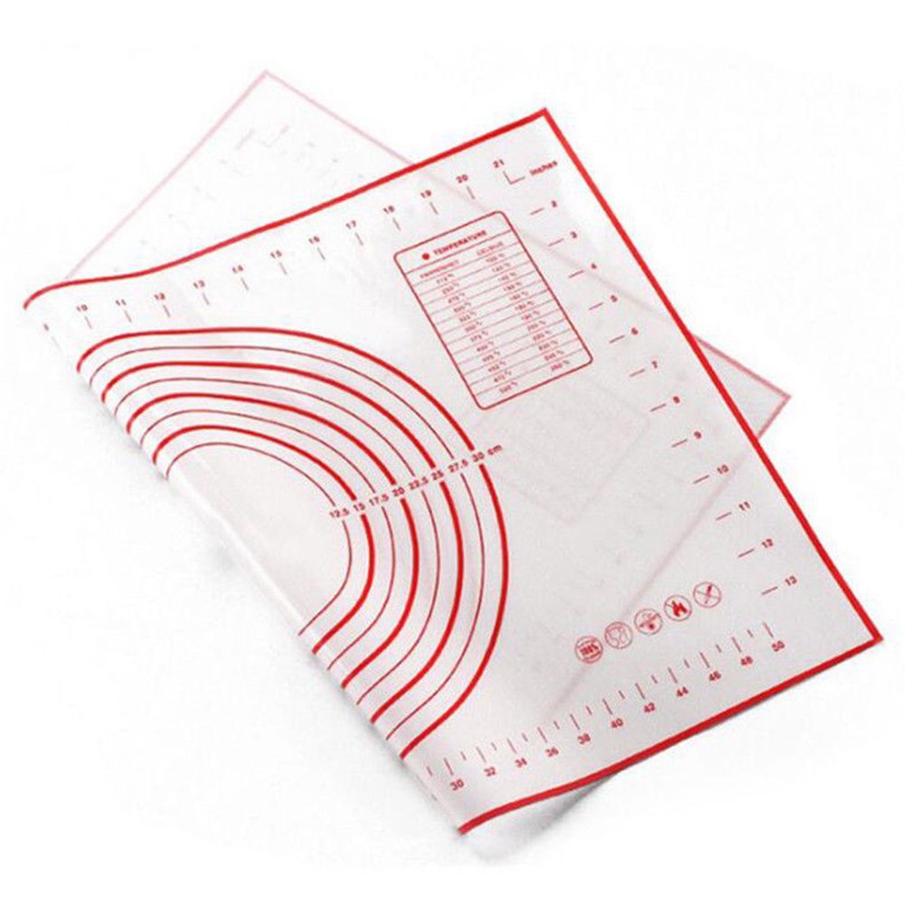 Silicone Non-stick Rolling Dough Mat Baking Pad Bakeware-