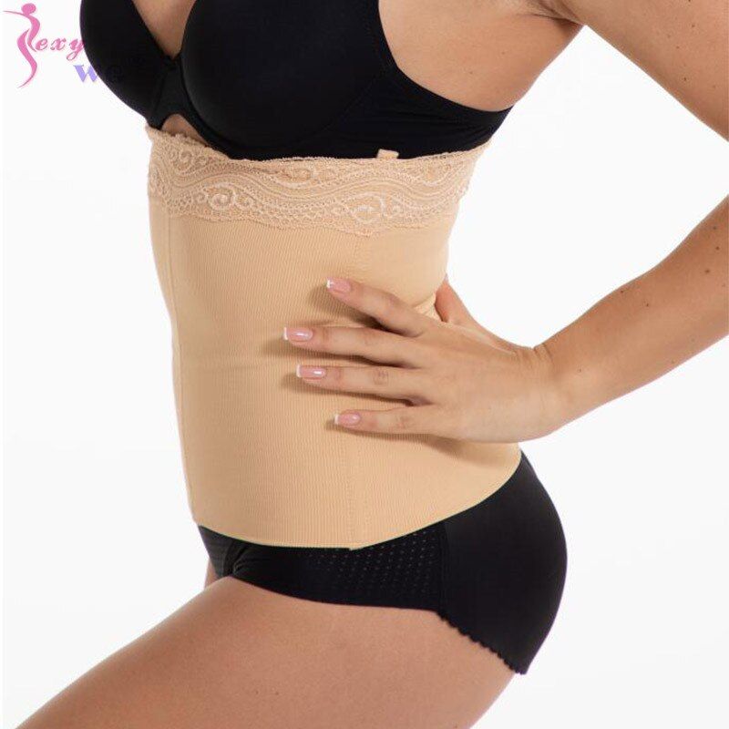 Ostpartum Recovery Belt Body Wraps Works For Tighten Loose Skin Seamless Postpartum Belly Band Wrap Underwear Recovery(#Black)