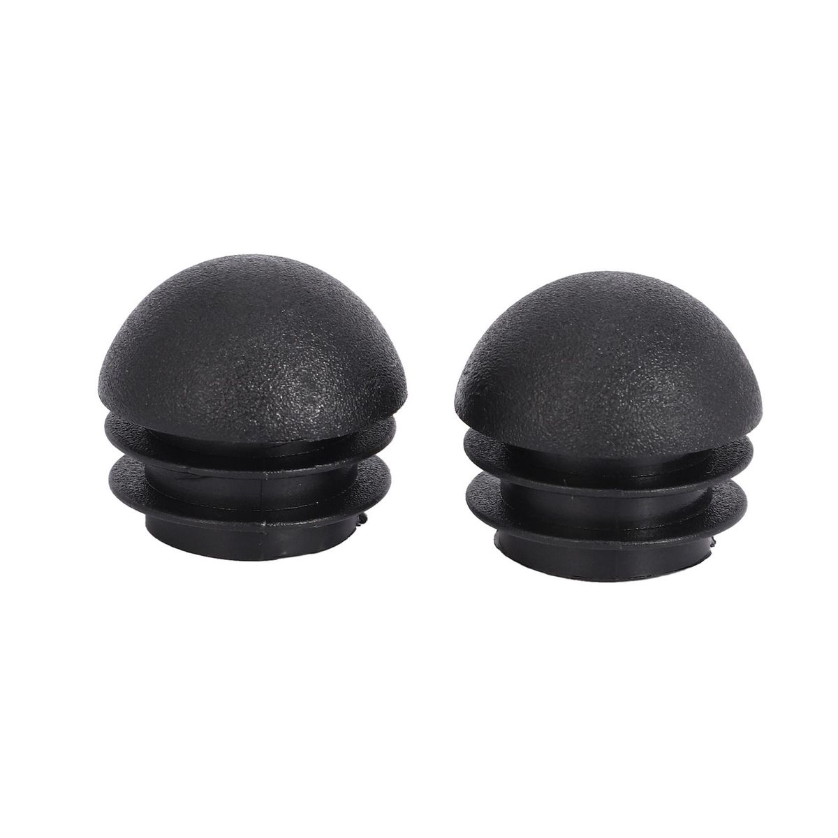 2 Pcs 25mm Dia Plastic Round Tube Inserts End Blanking Caps