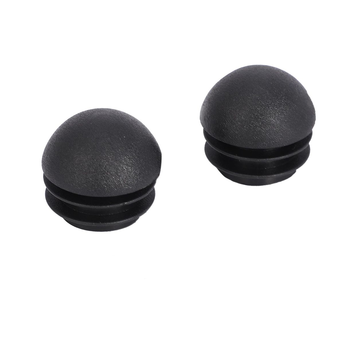 2 Pcs 25mm Dia Plastic Round Tube Inserts End Blanking Caps