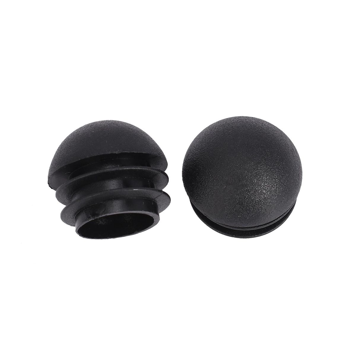 2 Pcs 25mm Dia Plastic Round Tube Inserts End Blanking Caps