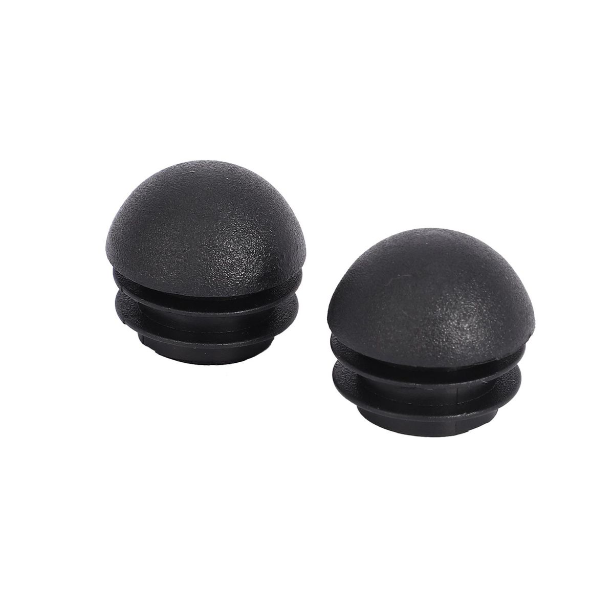 2 Pcs 25mm Dia Plastic Round Tube Inserts End Blanking Caps