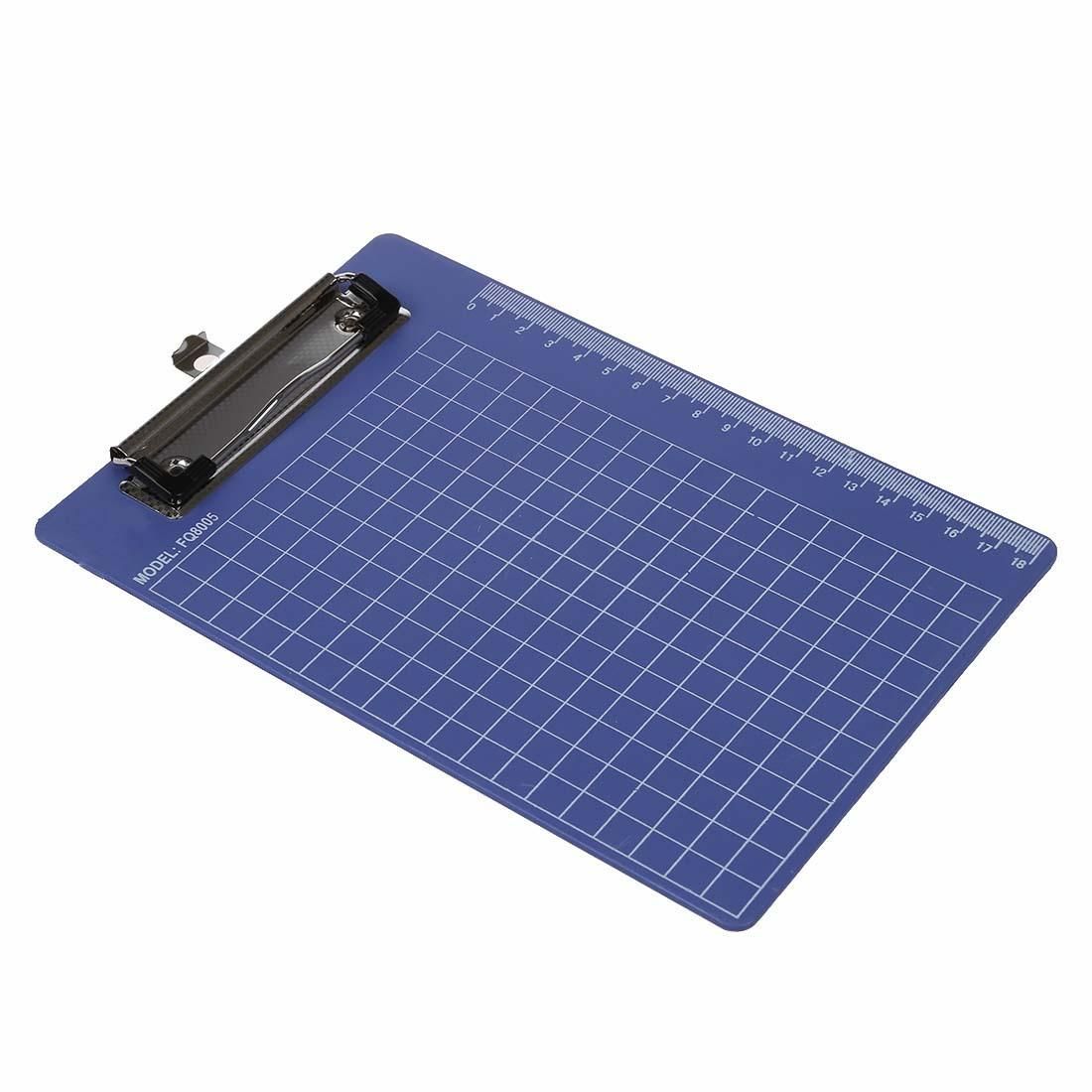 Pad Clip Holder Folder Plastic Clipboard Blue Purple for
